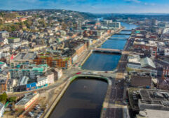 An,Aerial,View,Of,The,North,Quays,Of,Cork,City,